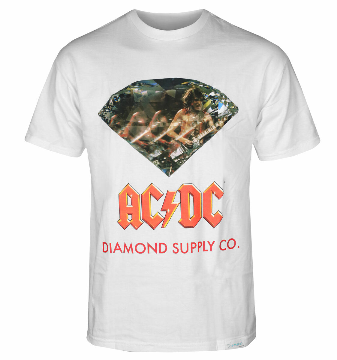 T-shirt För Män DIAMOND X AC/DC XL