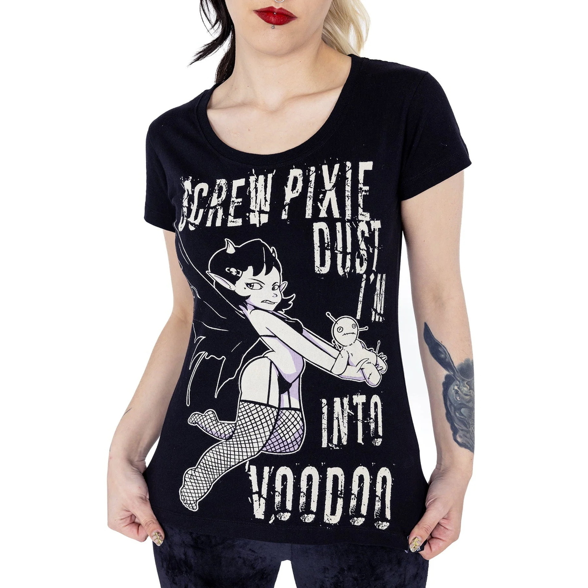 T-shirt CUPCAKE CULT - PIXIE DAMM - SVART S